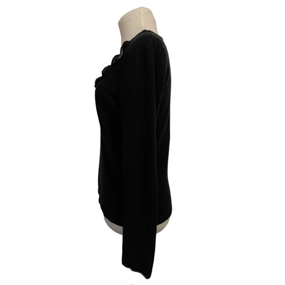 𝅺hampshire Studio Floral Black Sweater - Picture 2 of 7